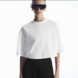 COS Cropped T Shirt High Line Relaxed Tee